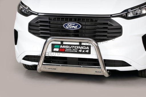 Bull bar Ford Transit Custom / Tourneo Custom L1 dal 2024 Misutonida EC/MED/515/IX inox lucido