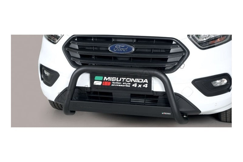 Bull bar Ford Transit Custom / Tourneo Custom LWB/L2 2018–2023 Misutonida EC/MED/436/PL versione nera
