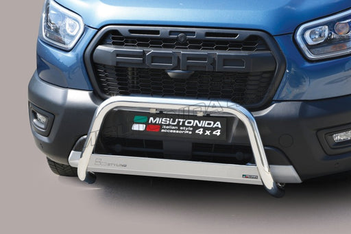 Bull bar Ford Transit Trail dal 2020 Misutonida EC/MED/477/IX inox lucido