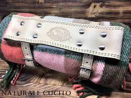 PORTA COPERTA CUSTOM in cuoio Naturale 4 mm. Made in Italy