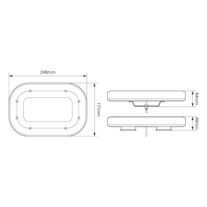 ElectraQuip - Minibar compatto R65 12/24V montaggio fisso
