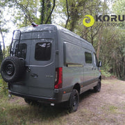 Koru Soluciones Supporto ruota post. regolabile con scala