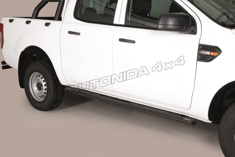 Pedane laterali Ford Ranger Double Cab 2019–2022 Misutonida GPO/295/PL versione nera