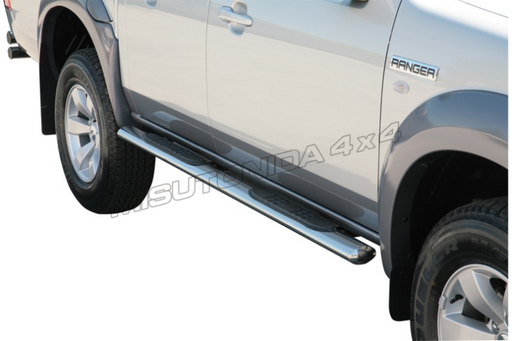 Pedane laterali Ford Ranger Double Cab 2007–2009 Misutonida GPO/204/IX inox lucido