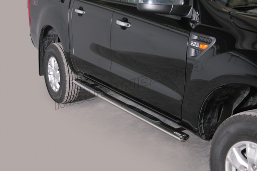 Pedane laterali Ford Ranger Double Cab 2012–2015 Misutonida GPO/295/IX inox lucido