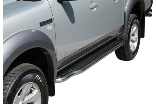 Pedane laterali Ford Ranger Double Cab 2007–2009 Misutonida P/204/IX inox lucido
