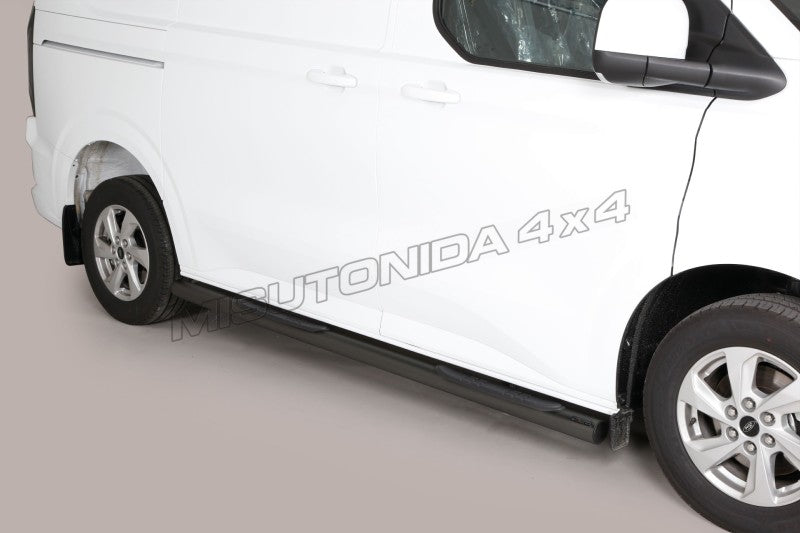 Pedane laterali Ford Transit Custom / Tourneo Custom L1 dal 2024 Misutonida GP/515/L1/PL versione nera