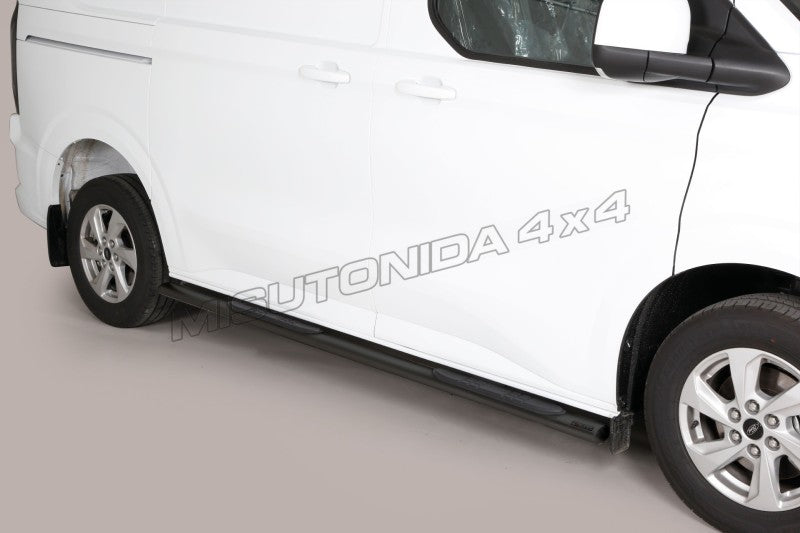 Pedane laterali Ford Transit Custom / Tourneo Custom L1 dal 2024 Misutonida GPO/515/L1/PL versione nera