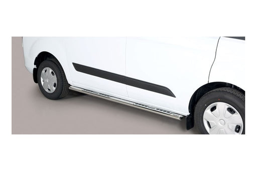 Pedane laterali Ford Transit Custom / Tourneo Custom SWB/L1 2018–2023 Misutonida DSP/339/IX inox lucido
