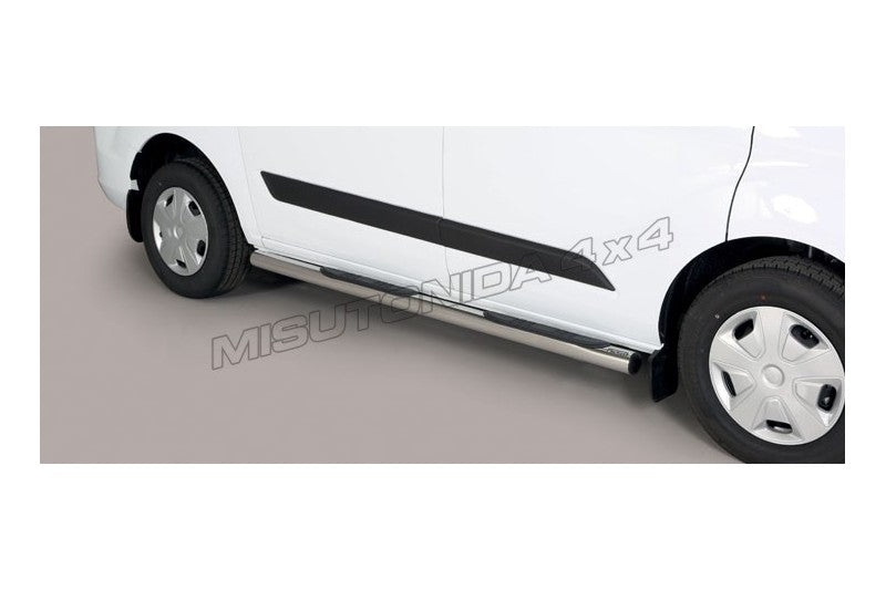 Pedane laterali Ford Transit Custom / Tourneo Custom SWB/L1 2018–2023 Misutonida GP/339/IX inox lucido