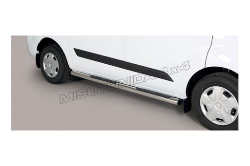 Pedane laterali Ford Transit Custom / Tourneo Custom SWB/L1 2018–2023 Misutonida GP/339/IX inox lucido
