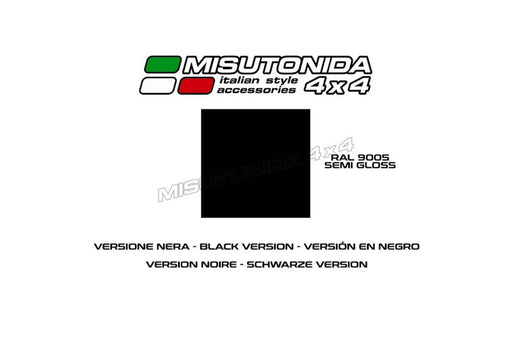 Pedane laterali Ford Transit Custom / Tourneo Custom SWB/L1 2018–2023 Misutonida GP/339/PL versione nera