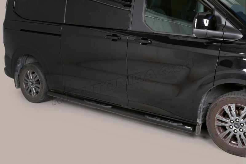 Pedane laterali Ford Transit Custom / Tourneo Custom L2 dal 2024 Misutonida GP/515/L2/PL versione nera