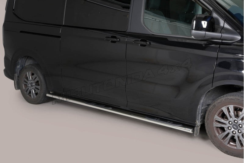 Pedane laterali Ford Transit Custom / Tourneo Custom L2 dal 2024 Misutonida GPO/515/L2 inox lucido