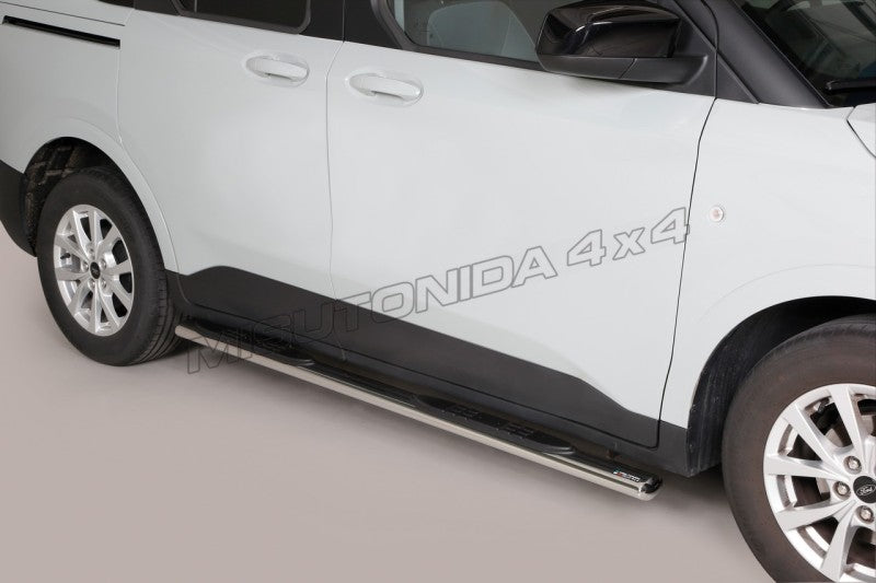 Pedane laterali Ford Transit Courier / Tourneo Courier dal 2024 Misutonida GPO/516/IX inox lucido