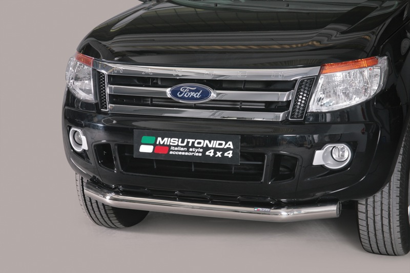 Protezione anteriore Ford Ranger Super Cab dal 2012 Misutonida SLF/295/IX inox lucido