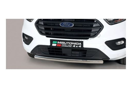 Protezione anteriore Ford Transit Custom / Tourneo Custom SWB/L1 2018–2023 Misutonida LARGE/338/IX inox lucido