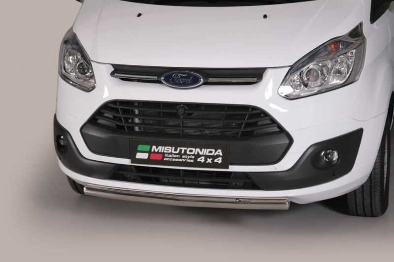 Protezione anteriore Ford Transit Custom LWB/L2 2013–2017 Misutonida LARGE/338/IX inox lucido