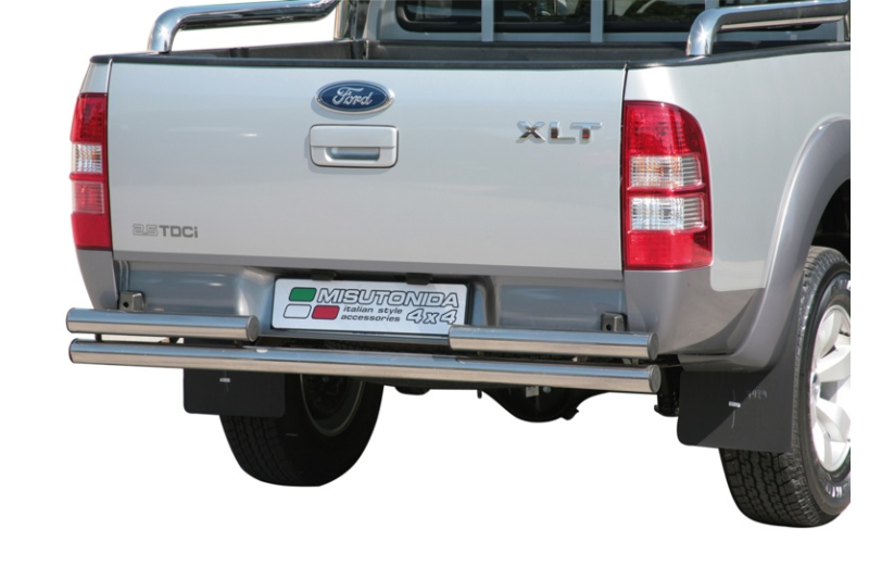 Protezione posteriore Ford Ranger Double Cab 2007–2009 Misutonida 2PP/204/IX inox lucido