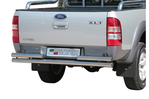 Protezione posteriore Ford Ranger Double Cab 2007–2009 Misutonida 2PP/204/IX inox lucido