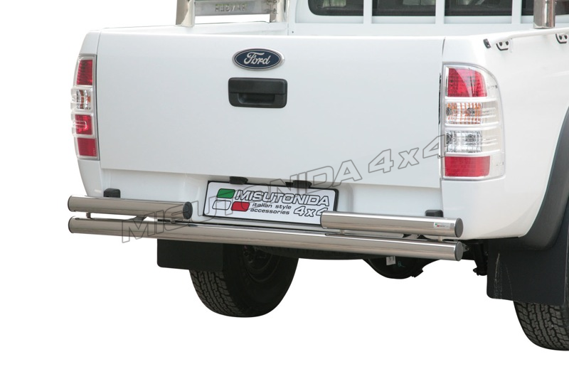 Protezione posteriore Ford Ranger Double Cab 2009–2011 Misutonida 2PP/250/IX inox lucido
