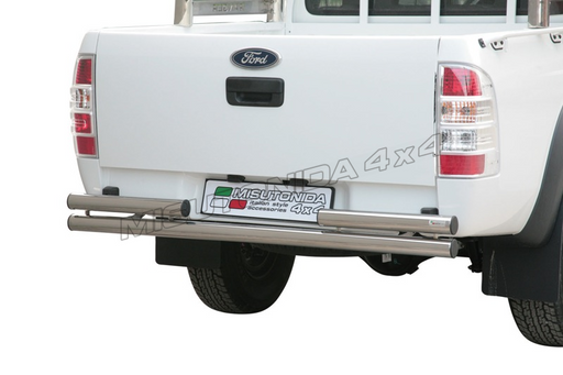 Protezione posteriore Ford Ranger Double Cab 2009–2011 Misutonida 2PP/250/IX inox lucido