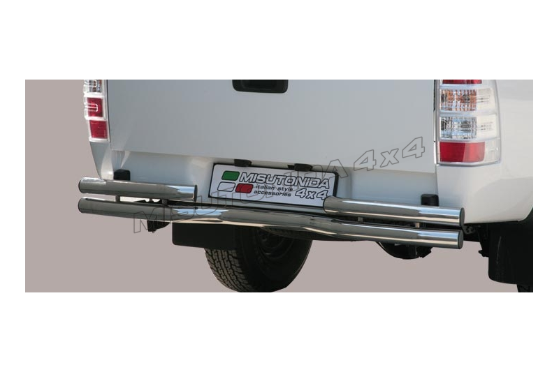 Protezione posteriore Ford Ranger Double Cab 2007–2009 Misutonida DBR/204/IX inox lucido
