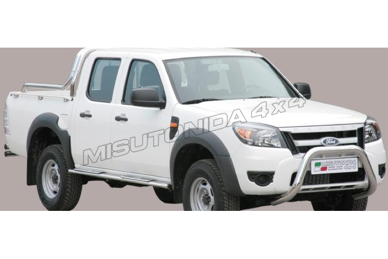 Protezione posteriore Ford Ranger Double Cab 2009–2011 Misutonida DBR/250/IX inox lucido