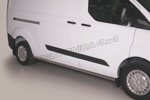 Protezioni laterali Ford Transit Custom LWB/L2 2013–2017 Misutonida TPS/338/IX inox lucido
