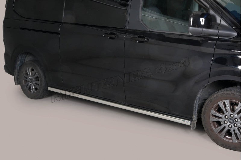 Protezioni laterali Ford Transit Custom / Tourneo Custom L2 dal 2024 Misutonida TPS/515/L2 inox lucido