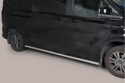 Protezioni laterali Ford Transit Custom / Tourneo Custom L2 dal 2024 Misutonida TPS/515/L2 inox lucido