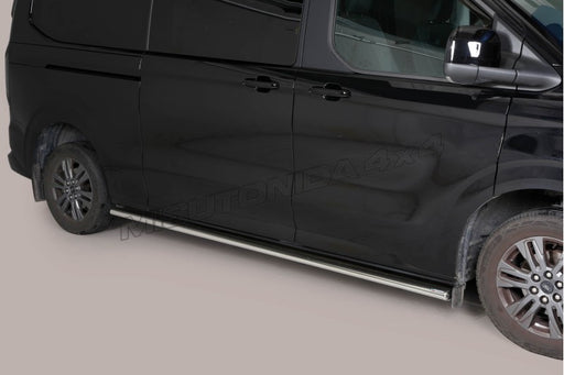Protezioni laterali Ford Transit Custom / Tourneo Custom L2 dal 2024 Misutonida TPSO/515/L2 inox lucido