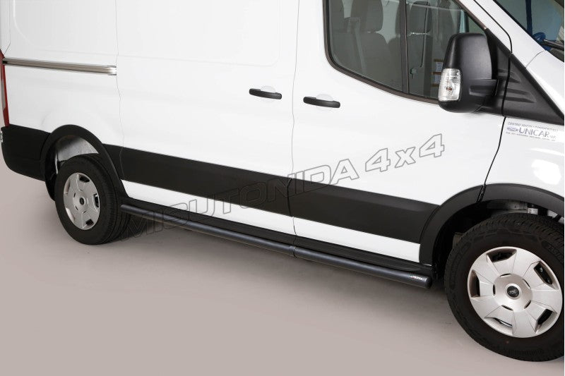 Protezioni laterali Ford Transit L2 dal 2025 Misutonida TPS/368/L2/PL versione nera