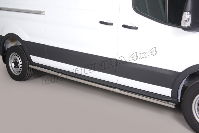 Protezioni laterali Ford Transit 2014–2024 Misutonida TPS/368/IX inox lucido