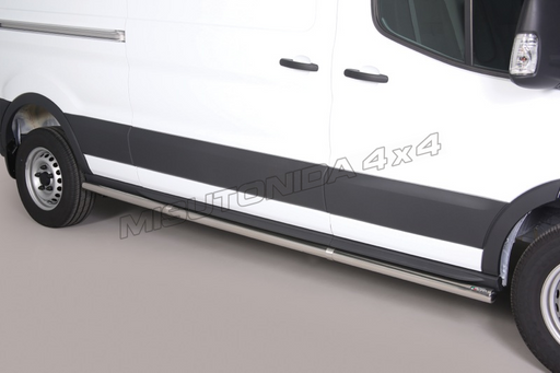 Protezioni laterali Ford Transit 2014–2024 Misutonida TPS/368/IX inox lucido