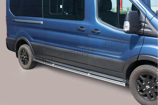 Protezioni laterali Ford Transit L3/L4 dal 2025 Misutonida TPS/368/IX inox lucido