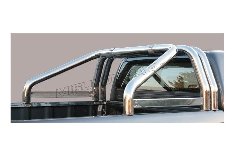 Roll bar Ford Ranger Double Cab 2016–2018 Misutonida RLSS/K/3295/IX inox lucido