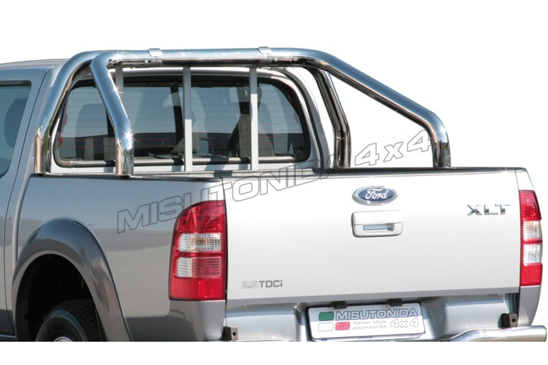 Roll bar Ford Ranger Double Cab 2007–2009 Misutonida RLSS/2204/IX inox lucido