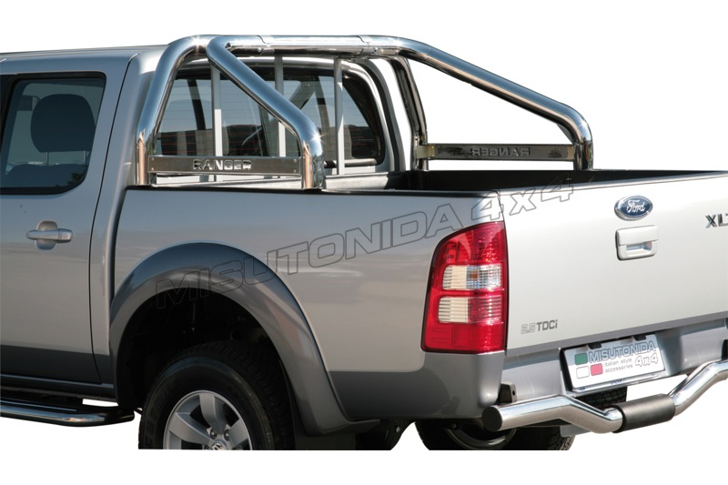 Roll bar Ford Ranger Double Cab 2007–2009 Misutonida RLSS/K/2204/IX inox lucido