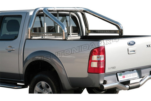 Roll bar Ford Ranger Double Cab 2007–2009 Misutonida RLSS/K/2204/IX inox lucido