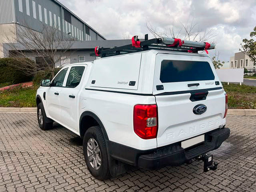 RSI SmartCap EVOc Commercial EC0305-WH Ford Ranger 2012-2022 Double Cab bianco - veicolo completo live posteriore