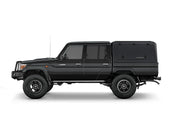 Hard top RSI SmartCap EVO LC Commercial per Toyota Land Cruiser 79 Double Cab, vista laterale su sfondo bianco