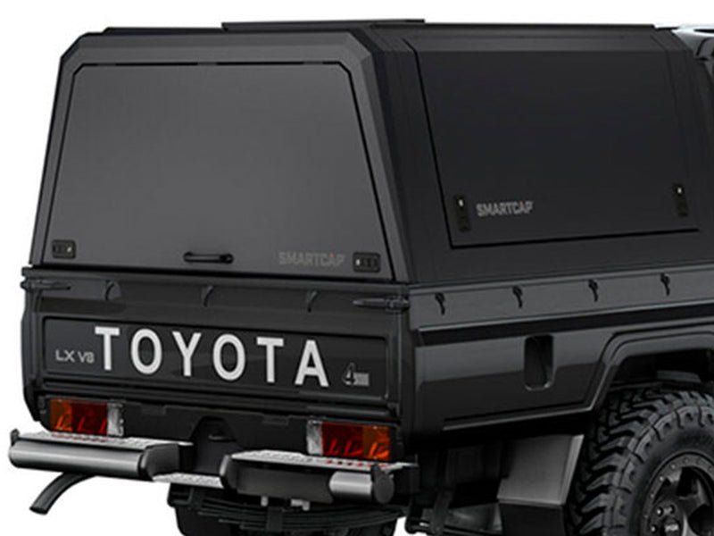 Hard top RSI SmartCap EVO LC Defender per Toyota Land Cruiser 79 Double Cab, primo piano posteriore 3/4