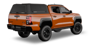 Hard top RSI SmartCap EVO su Mitsubishi Triton 2024+, vista posteriore 3/4 su sfondo bianco