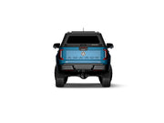 Hard top RSI SmartCap EVOa Adventure per Volkswagen Amarok 2023+ Double Cab, vista posteriore su sfondo bianco