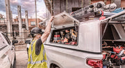RSI SmartCap EVOc Commercial con attrezzatura da lavoro nel portello