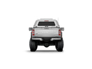 Hard top RSI SmartCap EVOc Commercial per Ford F-150 2021+ Short Bed 5,5', vista posteriore su sfondo bianco