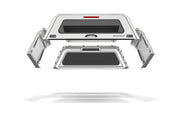 RSI SmartCap EVOc Commercial: particolare costruttivo dell'hard top in acciaio inox