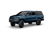 Hard top RSI SmartCap EVOc Commercial per Volkswagen Amarok 2010–2022 Double Cab, vista anteriore 3/4 su sfondo bianco