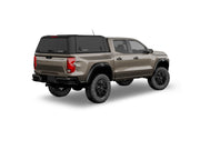 Hard top RSI SmartCap EVOd Defender per Chevrolet Colorado / GMC Canyon 2023+ Crew Cab 5', vista posteriore 3/4 lato destro su sfondo bianco